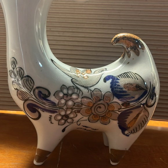 Ken Edward’s Collectible Ceramic Deer/Goat Hand Painted - Picture 6 of 9